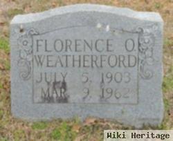 Florence Olivia Arnold Weatherford