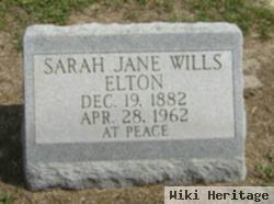 Sarah Jane Wills Elton