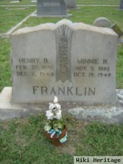 Minnie Lee Reighley Franklin