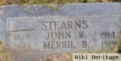 John W Stearns