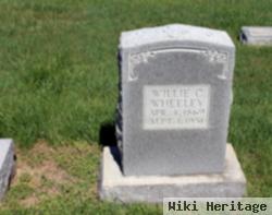 Willie C Wheeley