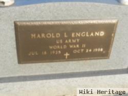 Harold Lee England