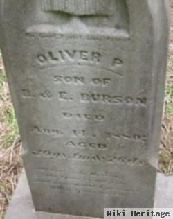 Oliver P. Burson