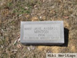 Mary Jane Anderson Minton