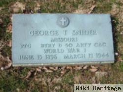 Pfc George Thomas 'tommy' Snider