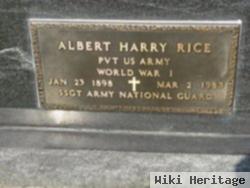 Albert Harry Rice