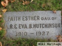 Faith Esther Hutchinson