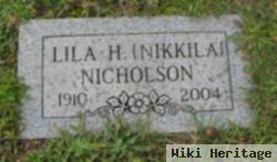 Lila H. Nikkila Nicholson