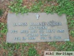 James Blaine Snider