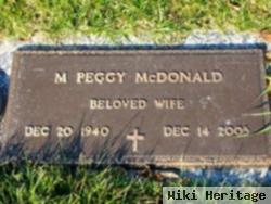 M Peggy Mcdonald