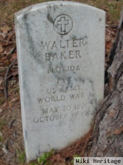 Pvt Walter Baker