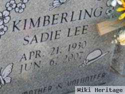 Sadie Lee Kimberling