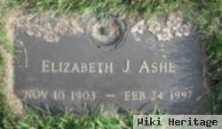 Elizabeth J Ashe
