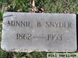 Minnie B Snyder