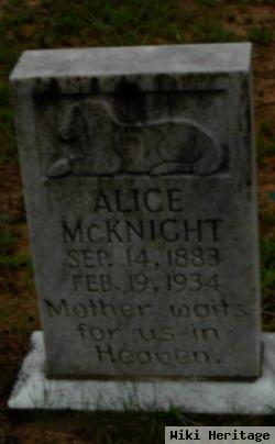 Alice Mcknight