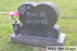 Rose M. Freeland Goforth