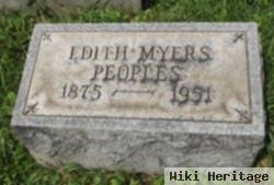 Edith Myers Peoples