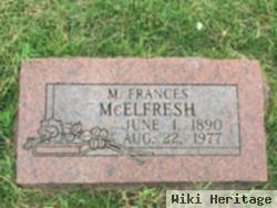 Mary Frances Hocutt Mcelfresh