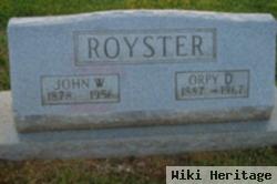 John W. Royster