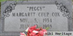 Margaret Ann "peggy" Culp Cox