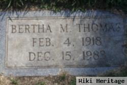 Bertha M Thomas