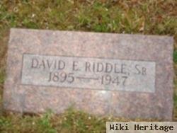 David E. Riddle