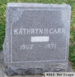 Kathryn H Carr