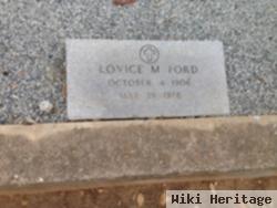 Lovice M Ford