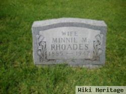 Minnie M. Rhoades