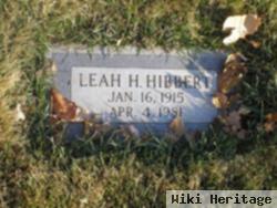 Leah H Hibbert