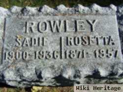 Rosetta Rowley