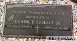 Frank Earl Sublett, Sr