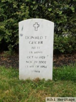 1Lt Donald T. Geiger