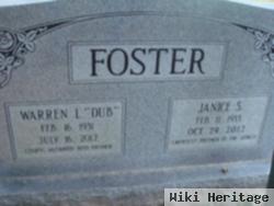 Warren L. "dub" Foster, Sr