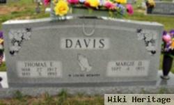 Thomas E Davis