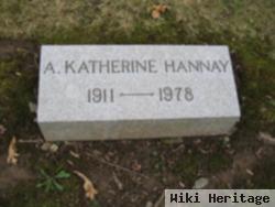 A. Katherine "katherine" Hess Hannay