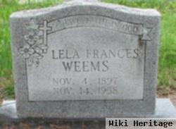 Lela Frances Rutherford Weems