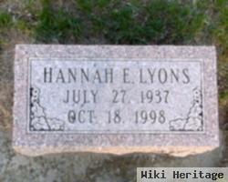 Hannah E. Lyons