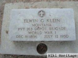 Elwin G Klein