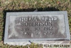 Thelma Ruby Williamson-Frye Robertson