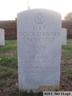 Sgt Max Dockendorf Sylvester