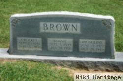 Millard Crockett "crockett" Brown