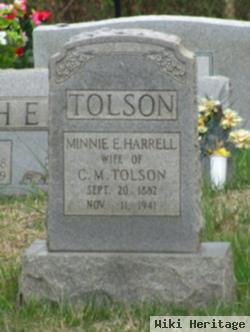 Minnie E. Harrell Tolson
