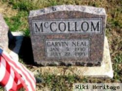 Pfc Garvin Neal "neil" Mccollom