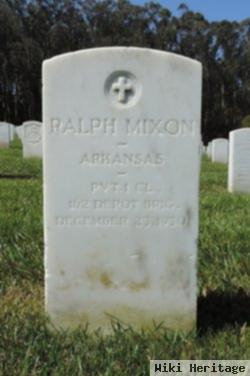 Pfc Ralph Mixon, Sr