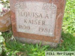 Louisa A Kaiser