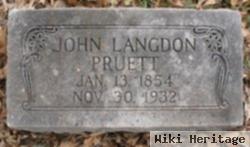 John Langdon Pruett