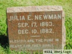 Julia E Newman