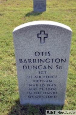 Otis Barrington Duncan, Sr