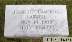 Jeanette Campbell Harwell